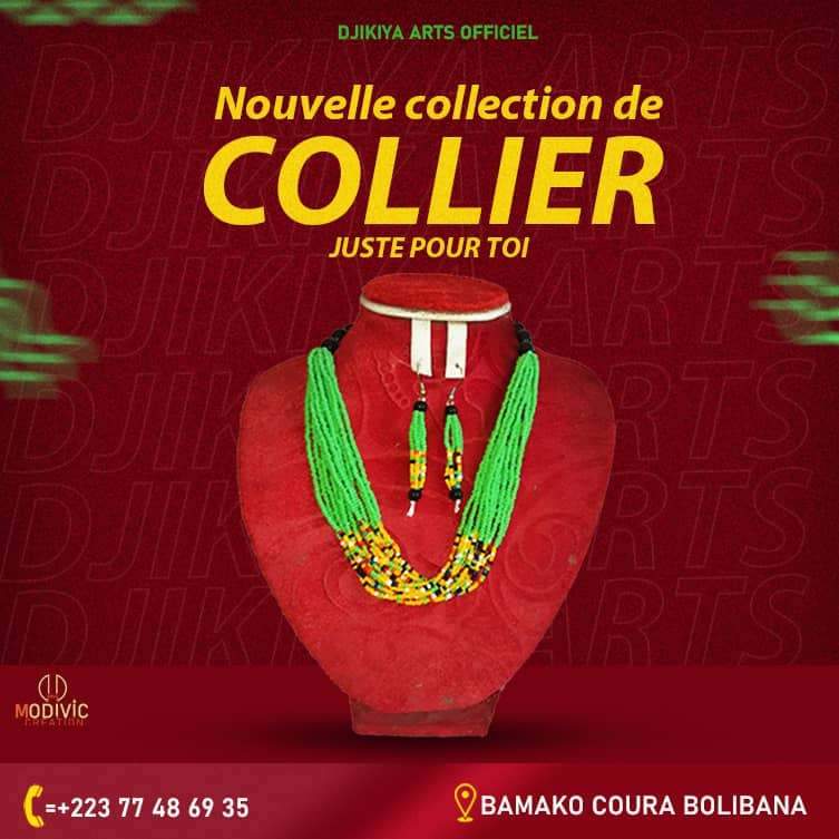 collier en perle,bazin,wax,tissu,brodé,guipure,dentelle,hijab,couture